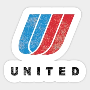 United Airlines Old Sticker